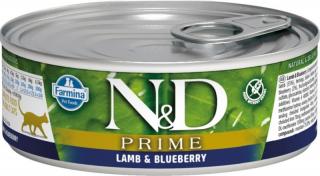 N&D PRIME Cat Adult Lamb & Blueberry 80 g