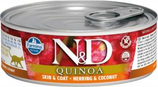 N&D QUINOA Cat Herring & Coconut 80 g