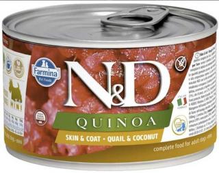 N&D Quinoa Quail & Coconut Mini 140 g