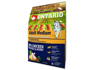 ONTARIO Adult Medium Chicken & Potatoes & Herbs 2,25kg