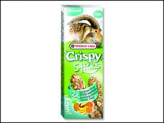 Tyčinky VERSELE-LAGA Crispy s exotickým ovocem pro křečky a veverky 110g