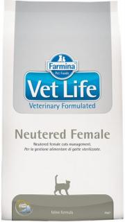 Vet Life Natural Feline Dry Neutered Female 2,0 kg
