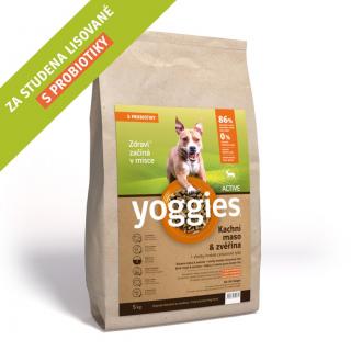 Yoggies Active Kachna a zvěřina 2 x 5 kg