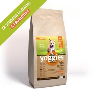 Yoggies Active Kachna a zvěřina 20 kg