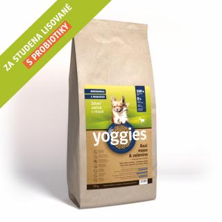 Yoggies - Hypoalergenní MINIGRANULE pro psy s kozím masem, lisované za studena 15 kg