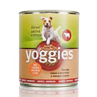 Yoggies pro psy s hovězím masem a karotkou 800 g
