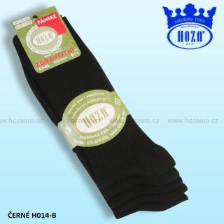 HOZA 100% BAVLNA dámské/pánské ZDRAVOTNÍ bavlněné ponožky (1 pár)