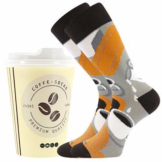 Lonka COFFEE SOCKS dámské/pánské ponožky (1 pár)