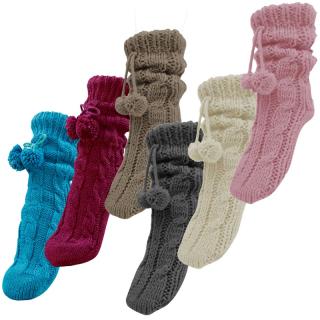 SOCKS 4 FUN 2206 extra teplé domácí ponožky s ABS