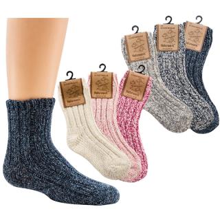 SOCKS 4 FUN 3118 dětské vlněné ponožky (1 pár)