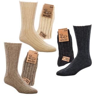 SOCKS 4 FUN 6587 100% vlna dámské/pánské ponožky (1 pár)