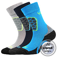 Voxx SOLAXIK L+P dětské sportovní ponožky se stříbrným vláknem (1 pár) Ag