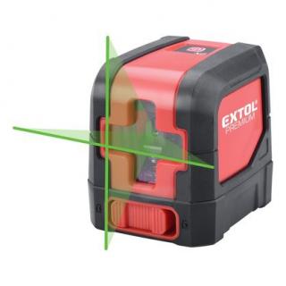 EXTOL 8823306 laser zelený liniový, křížový samonivelační
