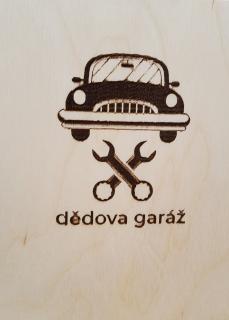 Překližka - cedulka březová 20x15