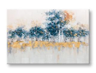 Malovaný obraz na zeď ABSTRAKT 1 dílný YOBCWF1057WE1 - 90x60 cm (malované obrazy)