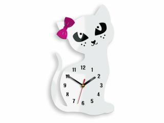 Moderní nástěnné hodiny CAT WHITE HMCNH050-white (hodiny na stěnu)