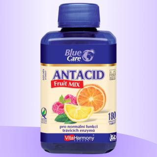 Antacid Fruit MIX (pomeranč, citron, malina) Množství: 180 tablet