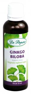 Ginkgo biloba, 50 ml, originální bylinné kapky
