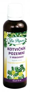 Kotvičník zemní s vrbovkou, originální bylinné kapky Objem: 50 ml