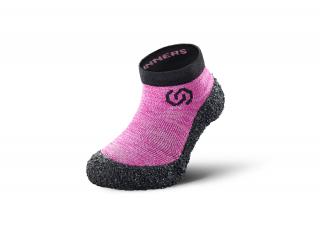 Ponožkoboty Skinners Kids Candy Pink  + Reflexní pásek ZDARMA! Velikost: 33-35 (20-21.7 cm)