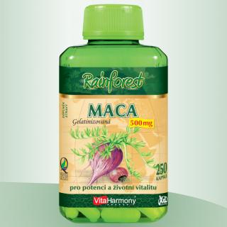 RainForest® Maca 500 mg Množství: 250 kapslí