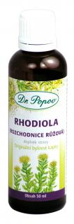 Rhodiola (Rozchodnice růžová), 50 ml, originální bylinné kapky