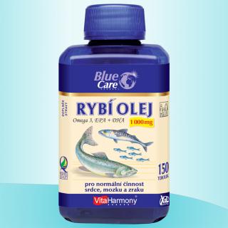 Rybí olej (Omega 3) 1000 mg Množství: 150 tobolek