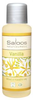 Vanilla - Bio tělový a masážní olej 50ml Objem: 50 ml