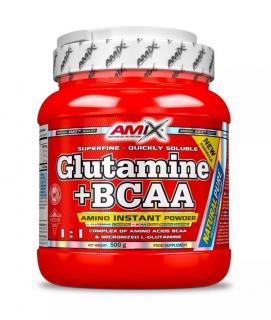 AMIX Glutamine + BCAA 530 g Příchuť: Mango