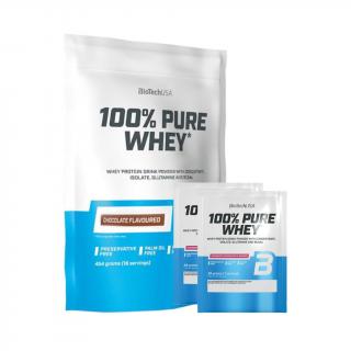 BioTech USA 100% Pure Whey Protein 454 g  + Testery ZDARMA Příchuť: Karamel/Cappuccino