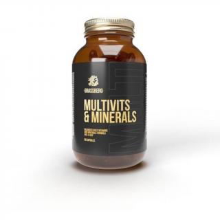 Grassberg Multivits & Minerals (Multivitamín a Multiminerál), 60 kapslí