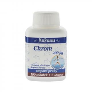 MedPharma Chrom 200 µg - ve formě pikolinátu, 107 tobolek