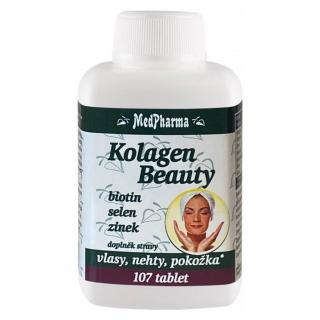 MedPharma Kolagen Beauty - biotin, selen, zinek 107 tablet