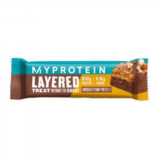 Myprotein 6 Layer Bar - šestivrstvá proteinová tyčinka 60 g Příchuť: Chocolate Peanut Pretzel