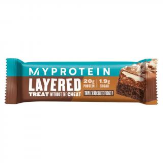 Myprotein 6 Layer Bar - šestivrstvá proteinová tyčinka 60 g Příchuť: Triple Chocolate Fudge