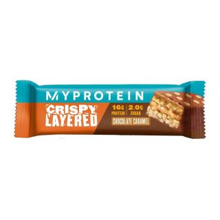 MyProtein Crispy Layered Bar, 58 g Příchuť: Čokoláda/Karamel