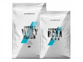 MyProtein Impact Whey Protein 2500 g + BCAA 250 g Příchuť: Banán