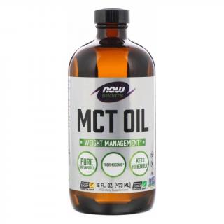NOW Foods MCT Olej bez příchuti, 473 ml