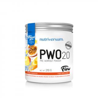 Nutriversum PWO 2.0 Pre-Workout, 210 g Příchuť: Mango/Maracuja