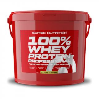 Scitec Nutrition 100% Whey Protein Professional 5 kg Příchuť: Banán