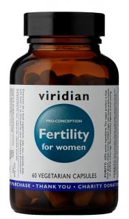 Viridian Fertility for Women 60 kapslí VÝPRODEJ