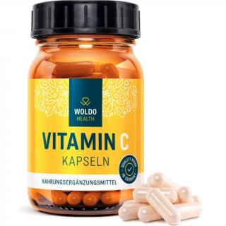 WoldoHealth Vitamín C, 120 kapslí