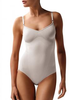 Body dámské stahovací bezešvé Body spalla stretta Bodyeffect Oro Barva: Bílá, Velikost: L/XL
