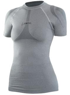 Dámské sportovní tričko s krátkým rukávem IRON-IC - šedá Barva: Šedá-IRN, Velikost: S/M