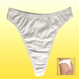 F4H kalhotky tanga 6107-1 bílá  (M/L)