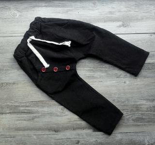 Fashion-4happy dětské kalhoty 7700831-2 černá (116/122)
