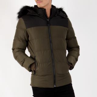 FRILIVIN zimní pánská bunda 220030-6 khaki  (S)