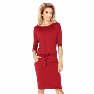 Numoco dámské šaty 13-66 červená XL