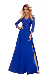 Numoco Dámské šaty 309-2 Amber modrá L