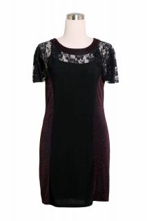 Vetistyle dámské šaty 3311329-2 černá (6XL)